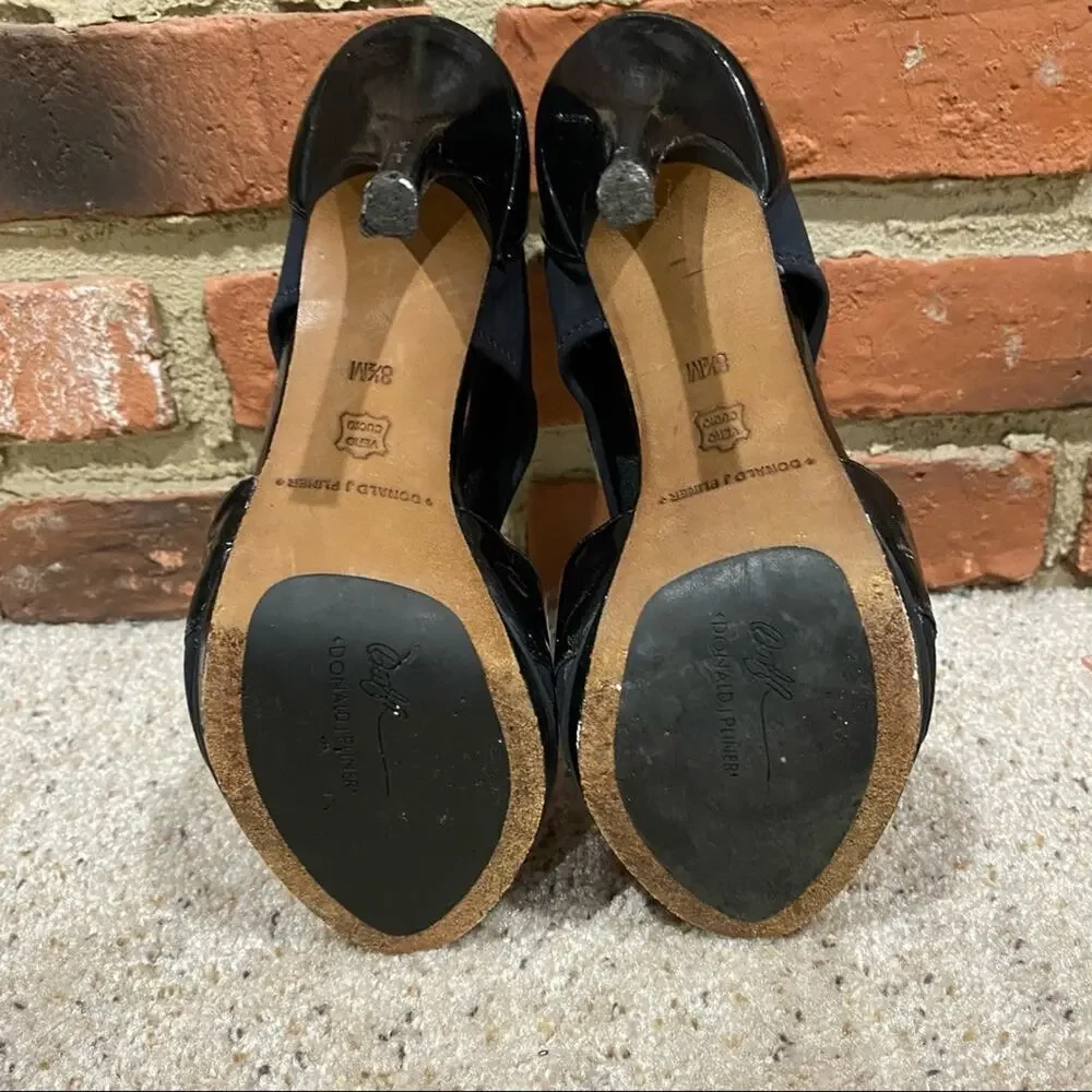 Donald J. Pliner peep black small